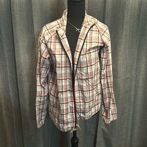 Red cream and Black Liz Claiborne Jacket